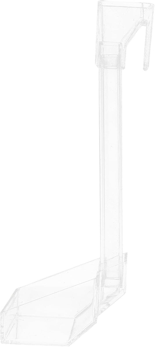 Totority Aquarium Fish Feeder with Shrimp Feeding Tube 21cm Acrylic Automatic Fish and Shrimp Tank Dispenser for Aquarium Supply
