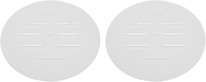 2PCS Round Aquarium Cover Lid, Clear Acrylic 7.5 Inch Aquarium Fish Tank Anti Jump Lid, Multi Hole Efficient Water Maintenance for Turtles Reptiles Shrimps Fish