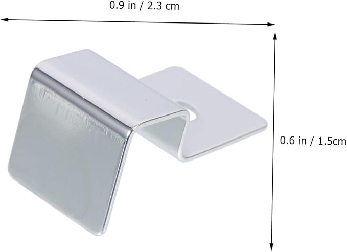 BESPORTBLE 8pcs Aquarium Lid Support Clips Stainless Steel Fish Tank Cover Holders for Glass Tanks Easy to Install Design