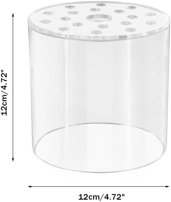 DONGKER Coral Feeder Cover, Transparent Acrylic Coral Breeding Protection Cover Avoid Food Floating Around for Aquarium Fish Tank(80mm,100mm,120mm)