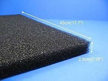 CORISRX BEST OF YOUR LIFESTYLE G&B Aquarium Sponge Filter Foam 17.7"x17.7"x0.98" - Water Bio Block Biochemical Media Pads