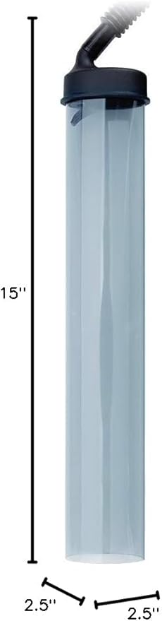 Fluval EasyVac Aquarium Gravel Cleaner Vacuum for Fish Tanks – Quick Start Siphon Water Changer with Non-Kink Hose, Bucket Clip & Gravel Guard for Small, Medium & Large Aquariums - Medium