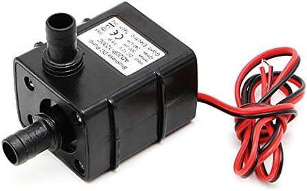 HiLetgo 2pcs Water Pump 240L/H DC 12V 4.2W Micro Brushless Pump 3M Pumping Head Ultra Quiet Water Pump for Pool Aquarium Fish Tank