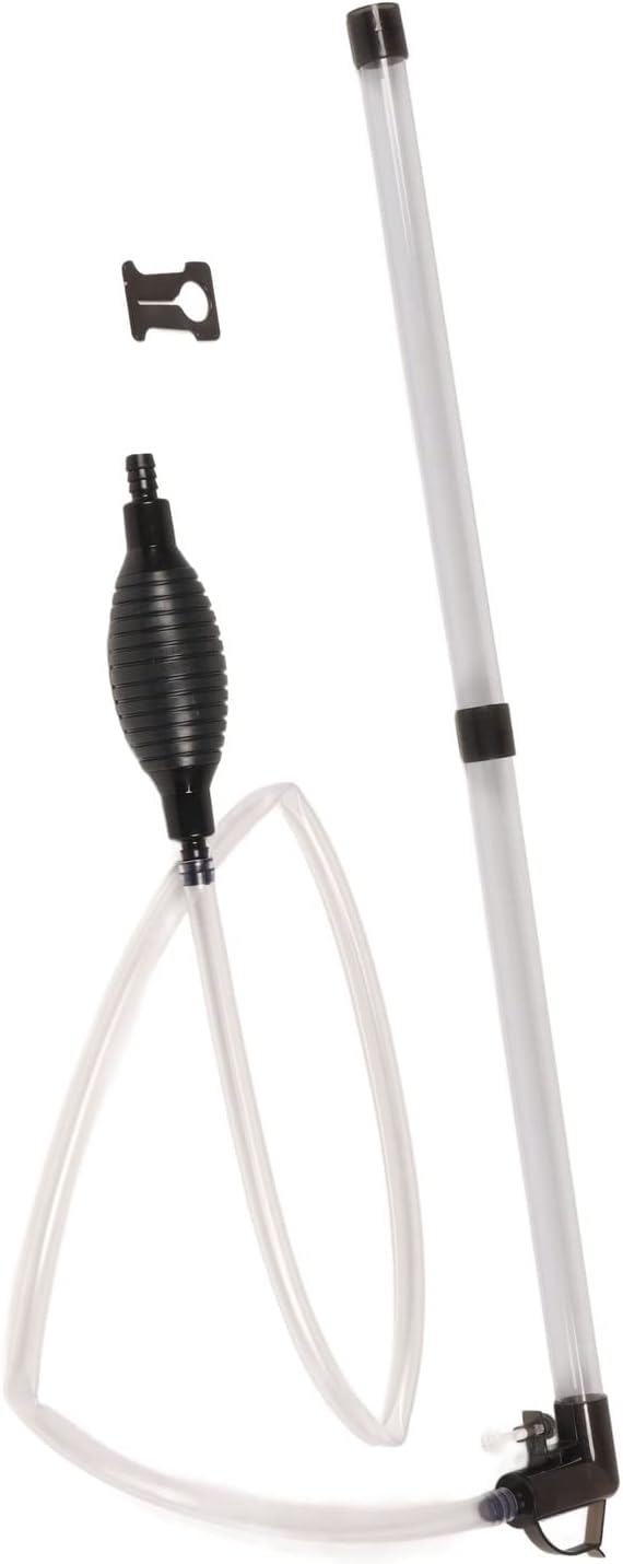 Aquarium Water Changer Manual Mini Fish Tank Siphon Gravel Vacuum Cleaner, PVC Material for Water Changing and Filter Sand Cleaning - Easy Use, Energy Saving, Quiet Operation for