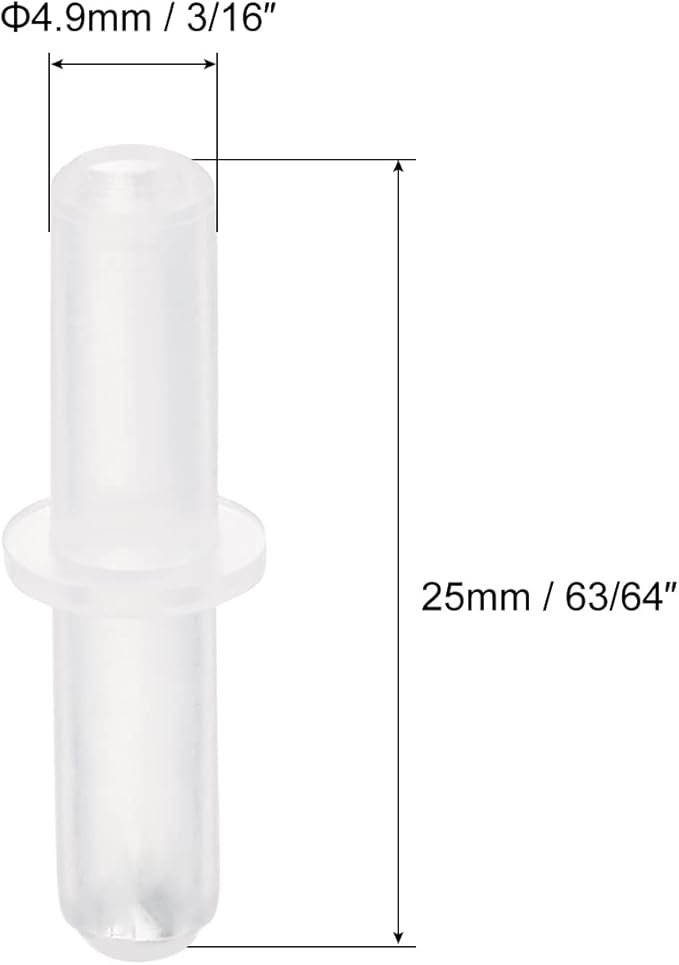 uxcell 120Pcs Aquarium Air Valve Connector Plastic Inline Tubing 3/16"(4.9mm) OD Straight Valves Aquarium Airline Tubing Connector for Fish Tank Pond Air Line
