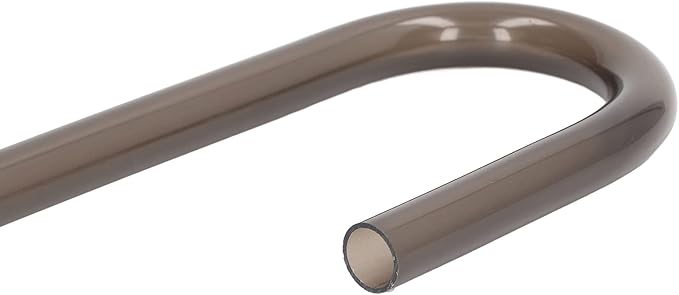 Estink Aquarium Water Filler Tube, Plastic Wall Mounted Aquarium Automatic Top Off Water Refiller Pipe Fish Auto Water Filler Tube Replacement Fit for 3/8 1/2 3/4 Hose (Curved