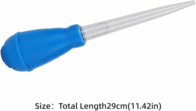 30ml Plastic Aquarium Gravel Cleaner Tool Leak-Proof Design Siphon Dropper for Fish Tank Water Change & Sand Cleaning