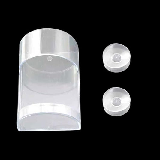 Floating Transparent Plastic Fish Tank Feeding Bowl Tray for Aquarium Breeding Tanks and Keeping Small Tropical Fish