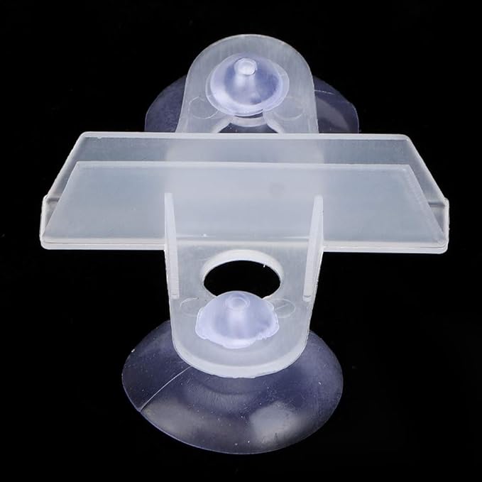 40PCS PVC Aquarium Fish Suction Cup Separating Board Divider Support (White)