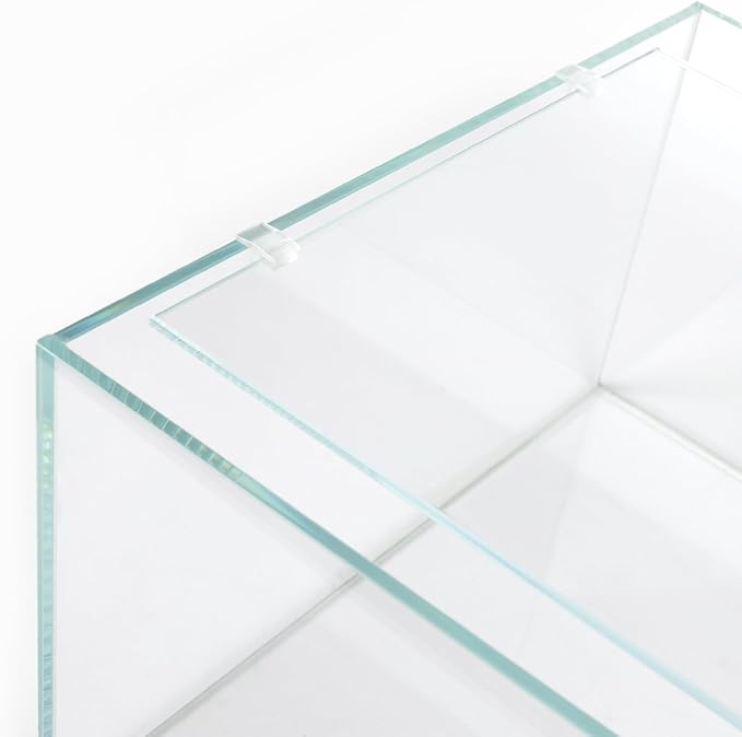 LANDEN 4mm Thick Clear Glass Aquarium Lid, Includes 4 Clips for Secure Placement, 282 x 225mm(11.1x8.86 inches) for 290-294 mm Inner Length Aquariums, Adapted to CB303030, ARF30