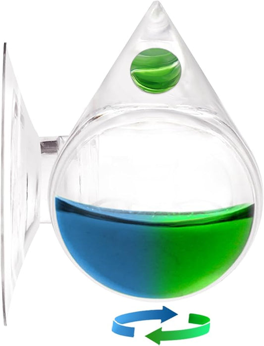 Aquatic CO2 Drop Checker Detachable Tear Drop Shape Without Solution,Upgraded Version