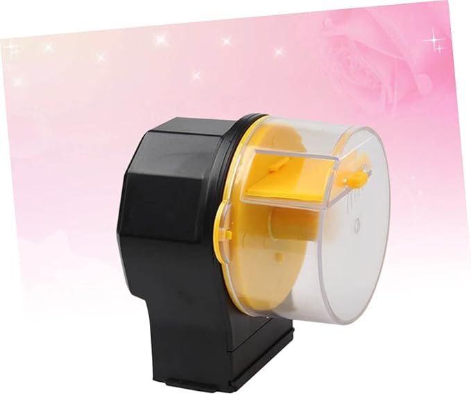 SUPVOX Automatic Fish Feeder Timer Controlled Auto Feeder for Aquarium Easy Operation Compatible with Various Fish Food No Battery Required for Hour Feeding Schedule