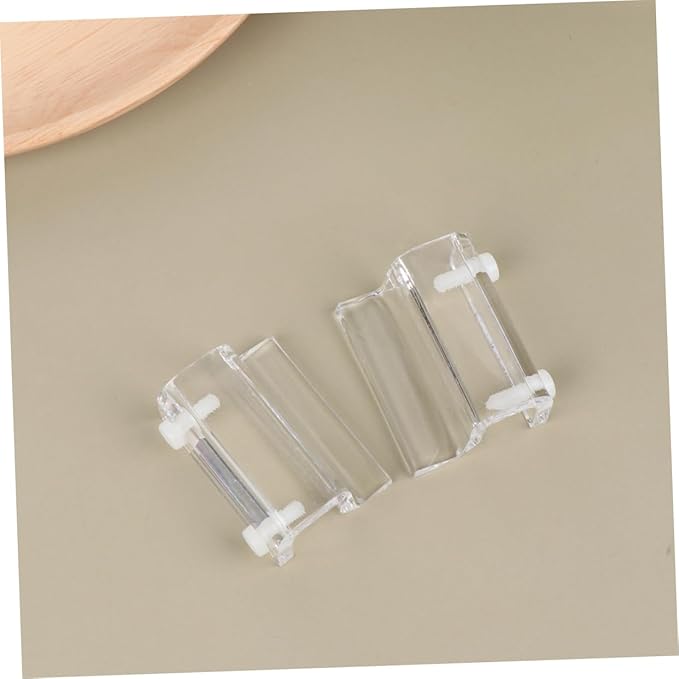 BESPORTBLE 12pcs Acrylic Fish Tank Cover Support Bracket Aquarium Holder for Open Tanks Turtle Pet White
