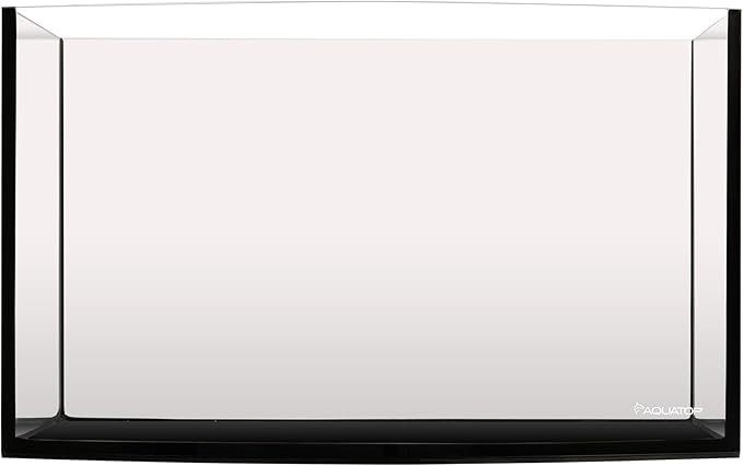 Aquatop EuroStyle Bowfront - 6.1-Gallon Nano Semi-Circle Glass Aquarium, Safe for Freshwater & Saltwater, Desktop Fish Tank, Panoramic, ES-16