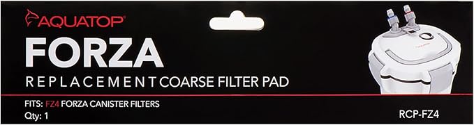 Aquatop Replacement Coarse Blue Filter Pad – Fits Forza FZ4 Canister Filters, Aquarium Filter Refills, Keeps Water Crystal Clear, Fish Filter Cartridge for Dirt & Debris