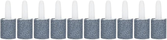 10 Pcs 15mm Sand Head Cylinder Air Stone Sand Bubble Diffuser for Aquarium Fish Tank Oxygenation