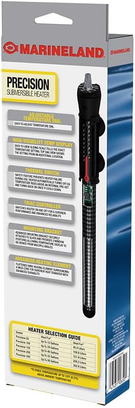 Marineland Precision Heater for Saltwater or Freshwater Aquariums