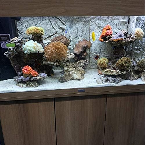 LED Aquarium Light 60-72 Inch Foldable Adjustable Fish Tank Light Hood Lamp for Freshwater Saltwater Marine Blue and White Decorations Light 5-6ft 150cm - 180cm