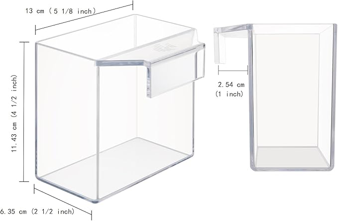 Drip Acclimation Container for Fish & Corals – Hanging Acclimation Box for Saltwater & Freshwater Aquariums, Small