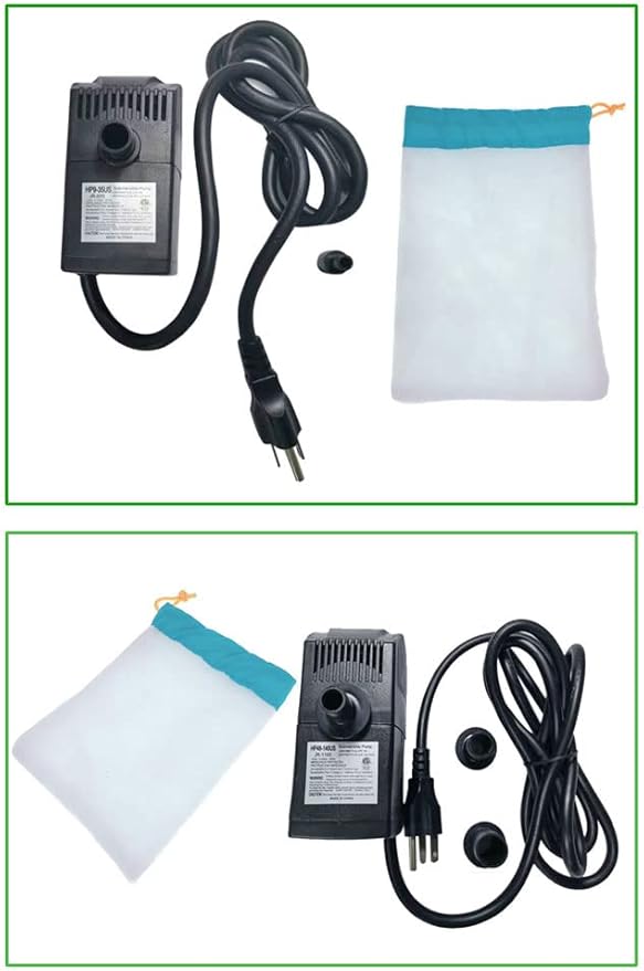 Pump Filter Bag Large, Mesh Barrier Bag 12 inch x 10 inch for Submersible Water Pumps under 1000GPH