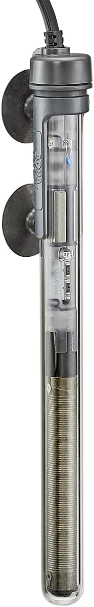 AquaReady 100w Preset Aquarium Heater - Submersible Fish Tank Heater for Freshwater & Saltwater Aquariums, Reliable & Energy Efficient, Compact Design for 20-35 Gallon Tanks