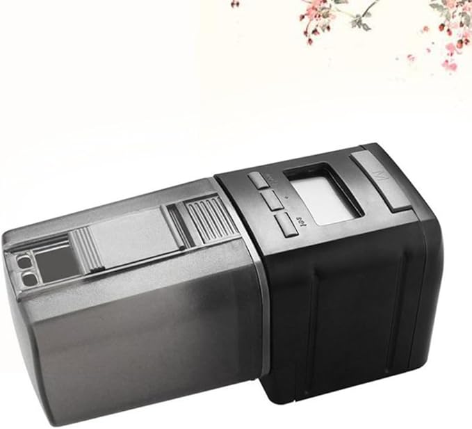 Beavorty Automatic Fish Feeder for Aquarium Tank, Timing Feeder with Abs Material, Battery and USB Powered, Suitable for Pond and Vacation Use