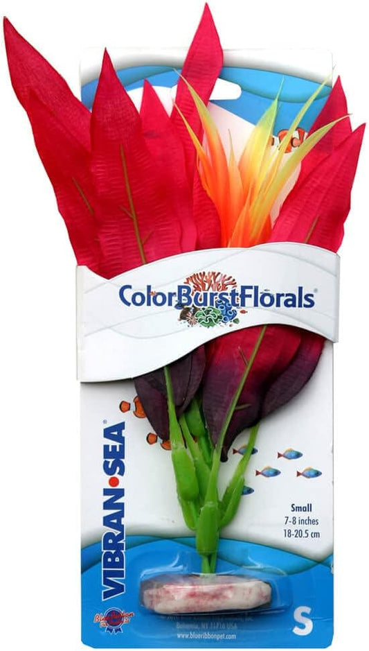 ColorBurstFlorals Amazon Sword Small Silk Aquarium Plant
