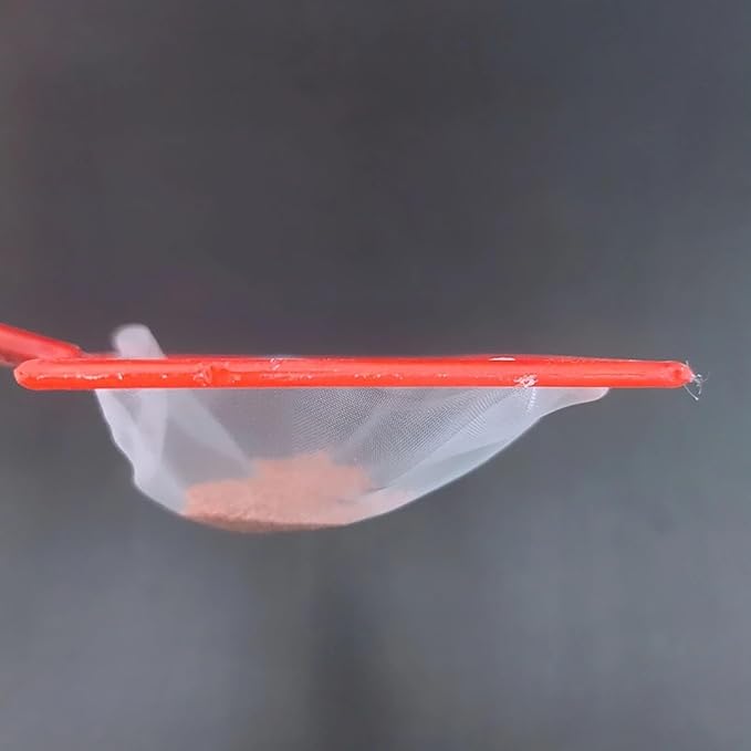 3-piece Sets Aquarium Fish Net Mini Baby Bumper Shrimp Net Small Fish Fine Net Suitable for All Fish (Random Color)