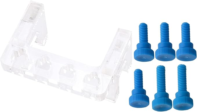 Fydun Aquarium Doser Tubing, Acrylic Aquarium Soft Tube Fixture Holder for Holding Dosing Pump Soft Hose