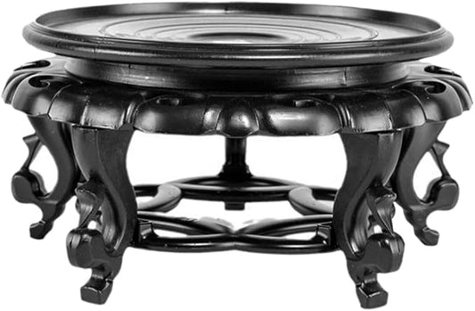 SUPVOX Resin Tray Pedestal Stand for Vase Aquarium Flower Pot Statue Decorative for Home Decoration and Display Ornaments