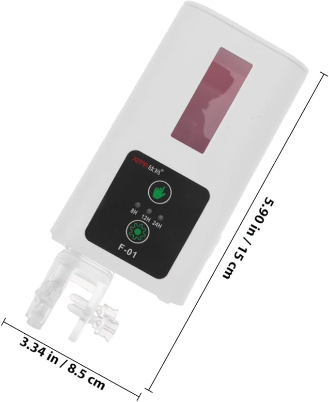 Toyvian Automatic Fish Feeder Timer for Aquarium and Turtle Tank Electric Feeding Dispenser Compatible with Fish Tank Feeding Tools for Pet Owners