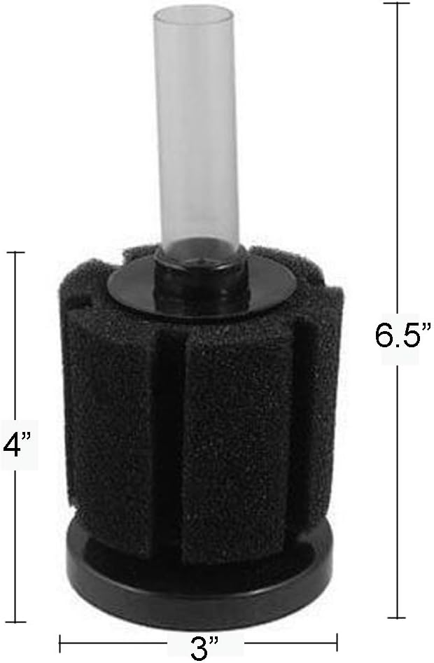 2X Air Driven Biochemical Bio Sponge Filter Corner for Aquarium Fish Tank AQ-180 Up to 20 Gal ea.