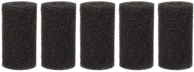 5Pcs Black Aquarium Filter Sponges,Aquarium Pre-Filter Sponges Filter Intake Sponge Strainer Foam Guard Cover for Freshwater and Saltwater Fish Tank, Aquarium Pumps and Filters