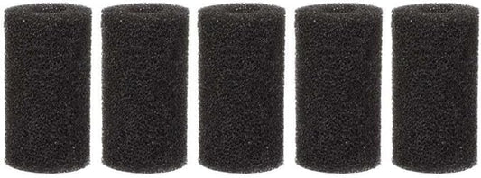 5Pcs Black Aquarium Filter Sponges,Aquarium Pre-Filter Sponges Filter Intake Sponge Strainer Foam Guard Cover for Freshwater and Saltwater Fish Tank, Aquarium Pumps and Filters