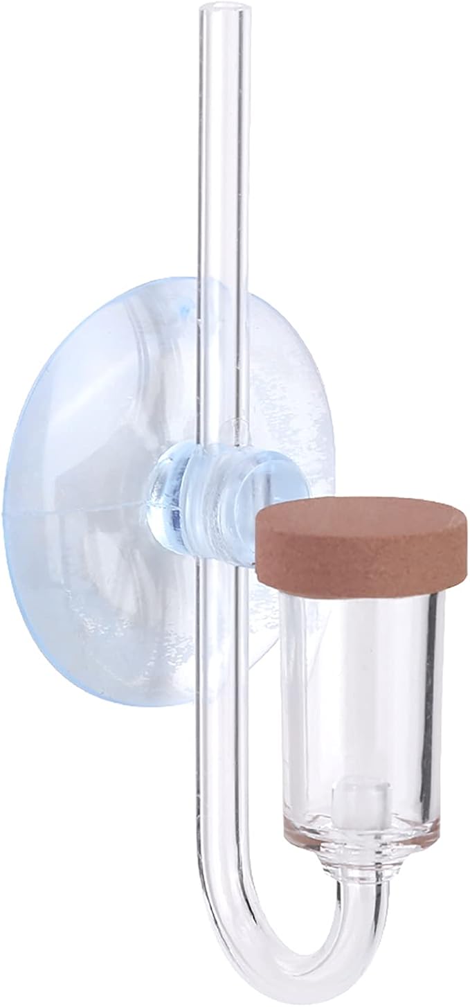 Acrylic Aquarium CO2 Atomizer Diffuser, High Dissolution Rate, Bubble Counter Refiner, with Nano MBKT Technology, for Aquarium Aquatic Plants (M)
