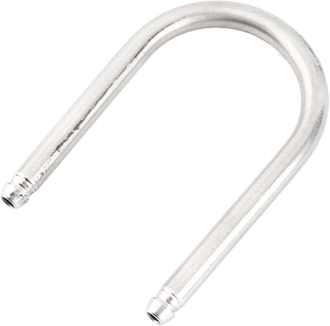 Pssopp CO2 Connector Tube, Stainless Steel Aquarium U Shaped Tube Air Pump Accessories Air Connector Pipe for Aquarium Air Line