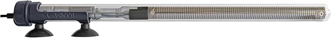 Sicce Scuba 250 Watt Aquarium Fish Tank Heater Preset at 77℉ for Up to 75 Gallons | 250W Submersible for Marine Saltwater and Freshwater | Run Dry Protection