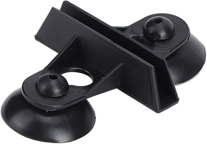 40PCS PVC Aquarium Fish Suction Cup Separating Board Divider Support (Black)