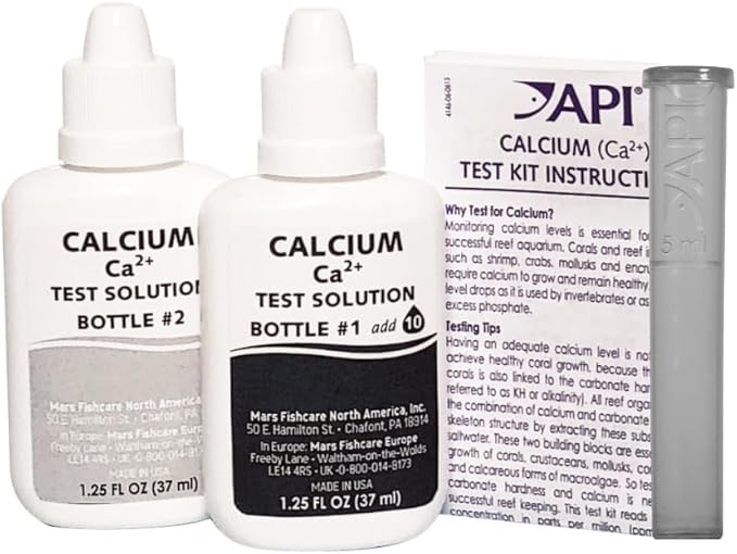 API CALCIUM TEST KIT Saltwater Aquarium Water 1-Count Test Kit