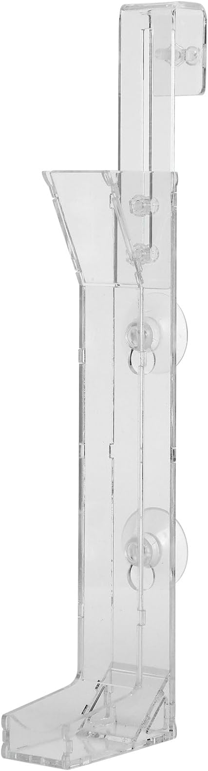 Shrimp Feeder Tube, Fish Plate Acrylic Transparent Tube, Clear Automatic Feeders Aquarium Feeding Tray for S (M(59cm / 23.2in Long))
