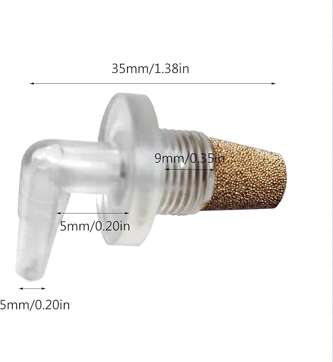 Aquarium Air Stone Bended Right Angles Air Stone Bubble Stone Fish Tank Bubble Stone Diffuser Bubble Stone