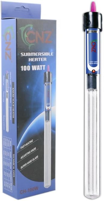 CNZ CH-100W Aquarium Quartz Glass Submersible Heaters