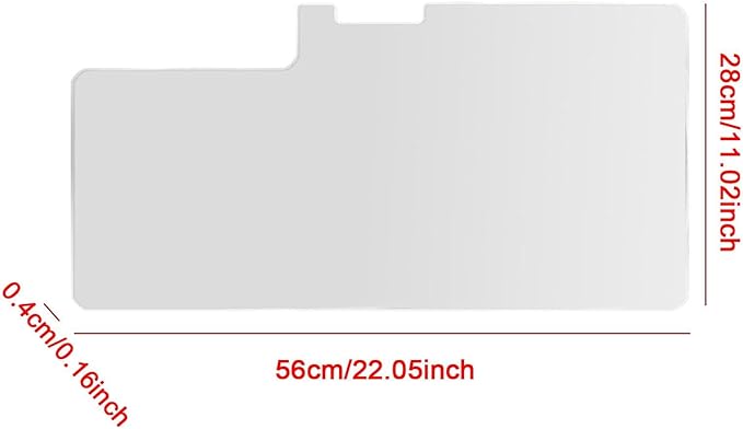 Acrylic Aquarium Canopy Lid 4mm (0.16 inch) Thick, Clear Tank Cover for 40/60/80 Gallon Aquariums Without Center Brace