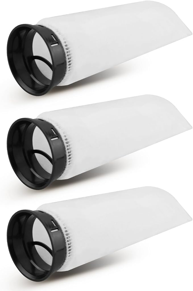 2.75 inch Filter Sock Fit for Waterbox Aquarium Fit for HelloReef Aquarium Fit for Eshopps Aquarium Fit for Fiji Cube Aquarium, 225 Micron Filter Sock, Fish Tank Filter Sock, 3 PCS