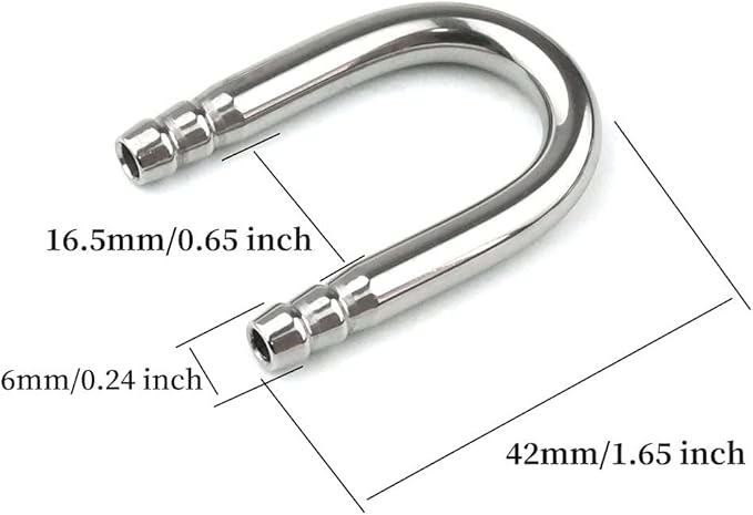 6 PCS U Shaped Stainless Steel Tube CO2 Connector for Aquarium Fish Tank Co2 Oxygen Tubing