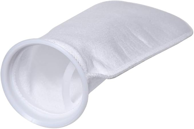 ALEGI Aquarium Filter Socks 4 inch by 14 Inch Long, 200 Micron - 4 Inch Ring Aquarium Felt Filter Bags (4 by 14 Inch - 4Pack)