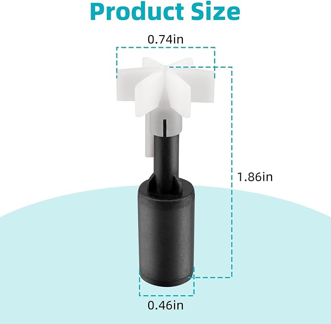 A636 Aquarium Magnetic Impeller Compatible with Aquaclear 70 Power Filter A615 Aqua Clear 70 Impeller Assembly Fish Tank Filter Systems