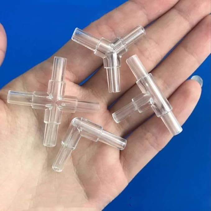 BESPORTBLE Fish Tank Distributor Kit 9Pcs Aquarium Air Pump Accessories with Hose Connectors Splitter for Aquarium Oxygen Pump