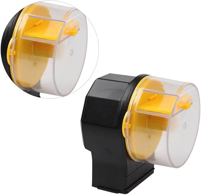 SUPVOX Automatic Fish Feeder Timer Controlled Auto Feeder for Aquarium Easy Operation Compatible with Various Fish Food No Battery Required for Hour Feeding Schedule