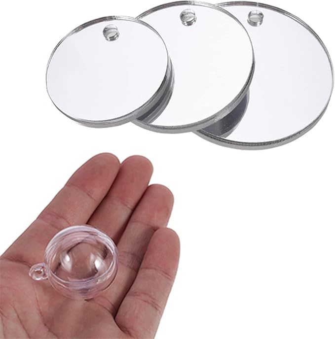Thereisno Betta Training Mirror Fish for Tank Fish Antidepressant Work Out 5/6/7cm Special for Betta Fitness Mirror Training Mirror